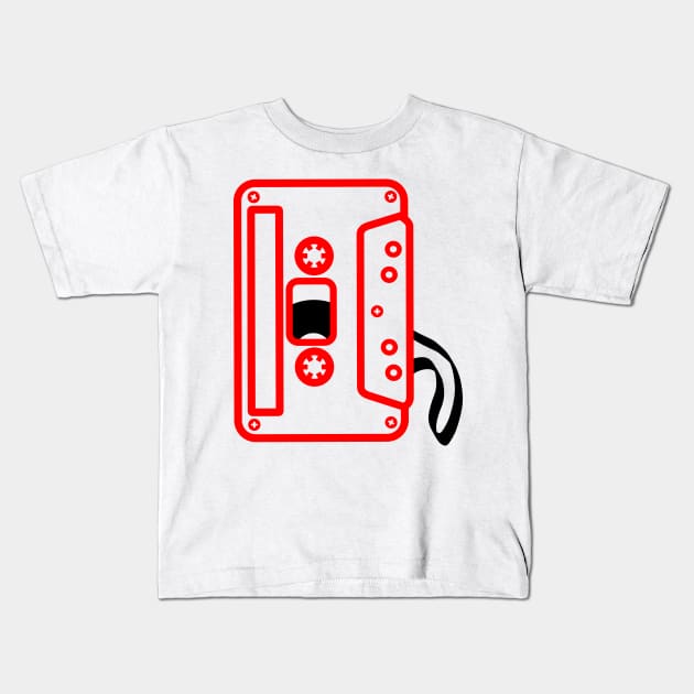 Minimalist 80s mixtape Kids T-Shirt by mailboxdisco